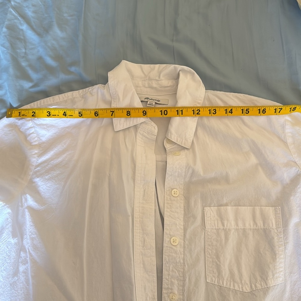 Madewell White Button Down Shirt - Picture 6 of 6